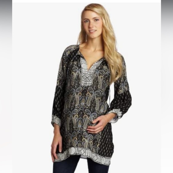 Tolani Tanya Tunic 100% Silk - Picture 6 of 8